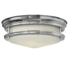 Badrumslampa - Taklampa Teign plafond krom/matt vit