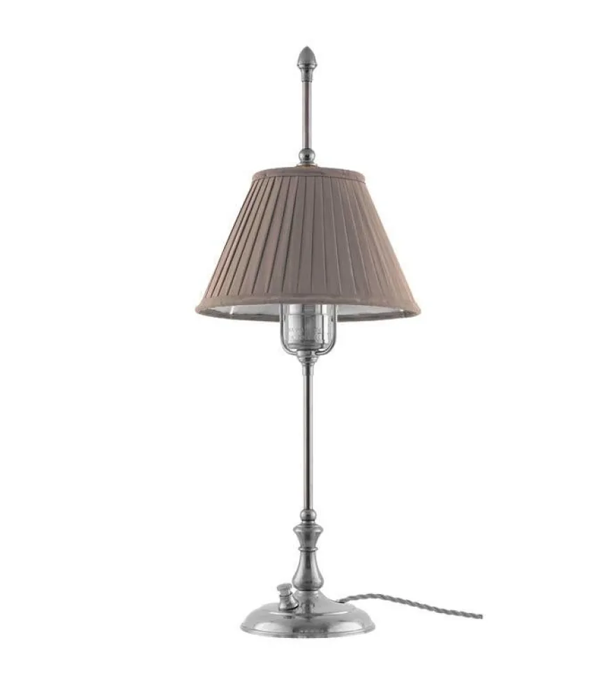 Bordslampa - Kellgren nickel, beige skärm