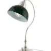 Bordslampa - Lagerlöf nickel, grön skärm