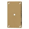 Bottenplatta mässing - För knopp/krok 40 x 70 mm