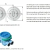 Dimmer - Dubbel tryckknapp vit porslin - ABB Decento