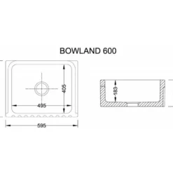 Diskho - Shaws Bowland 600 utan blandarhål