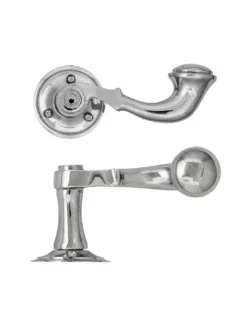 Dörrhandtag - Posthorn klassiskt nickel