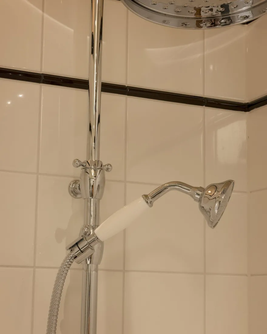 Duschset - Kensington retro gammaldags blandare, krom