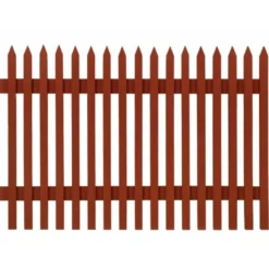 Falu Rödfärg Staket Tradition - Färdigmålad sektion gran 1750 x 1180 mm