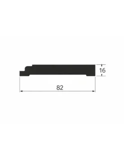 Foder/Golvsockel - Bromma 82 mm