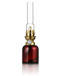 Fotogenlampa - Koholmen, brun