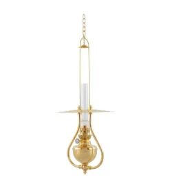 Fotogenlampa - Ronneby mässing, tak