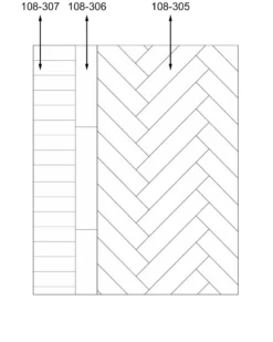 Fris till fiskbensparkett - Svensk ekstav 16x68x204 mm