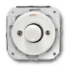Insats dimmer universal LED 4-100W vitt porslin - Fontini infällt
