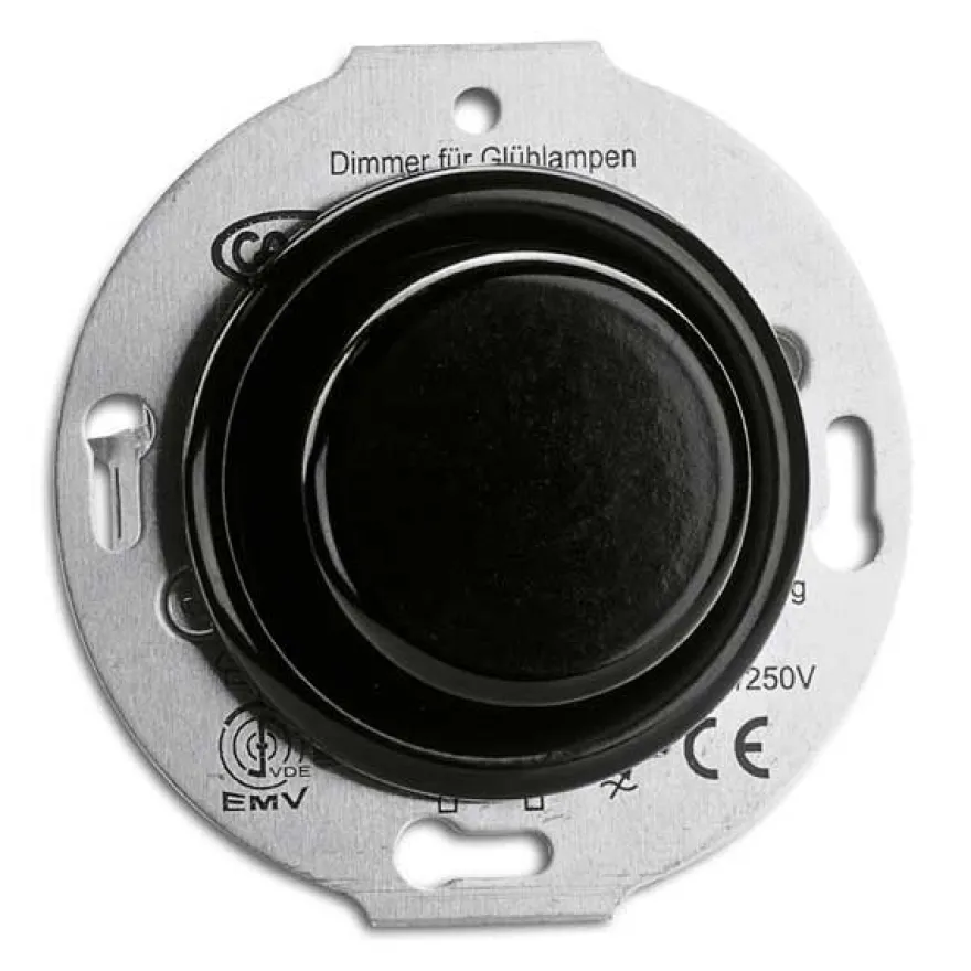 Insats LED-dimmer bakelit - THPG infällt