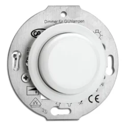 Insats universaldimmer PRO LED vitt porslin - THPG infällt
