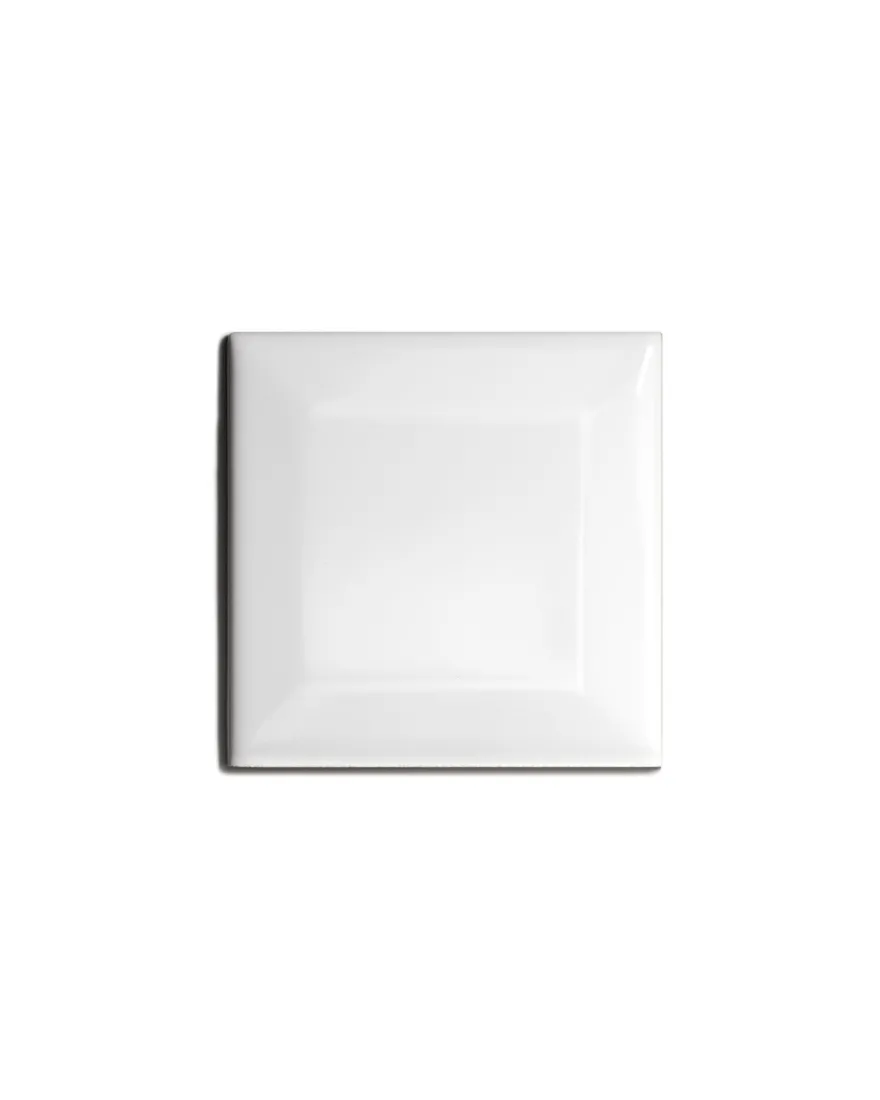 Kakel Victoria - Fasad kant 7,5 x 7,5 cm vit, blank