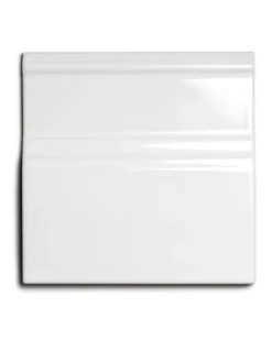 Kakel Victoria - Golvsockel list 15 x 15 cm vit, blank