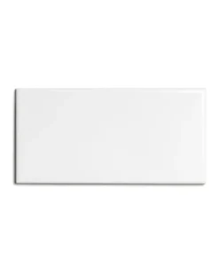 Kakel Victoria - 7,5 x 15 cm vit, blank