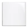 Kakel Victoria - 15 x 15 cm vit bullnose hörn