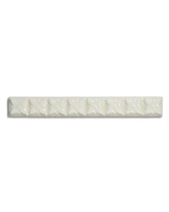 Kakel York - Dekorlist relief 2,5 x 19,8 cm mandel