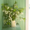 Kanna 1,8 L - Blomvas gräddvit