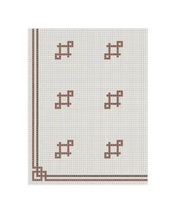 Klinkerfris - Mosaik Mayfair Röd