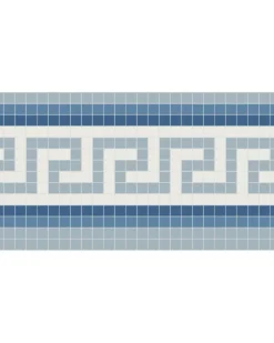 Klinkerfris - Mosaik Regent Blå