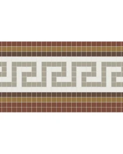 Klinkerfris - Mosaik Regent Röd