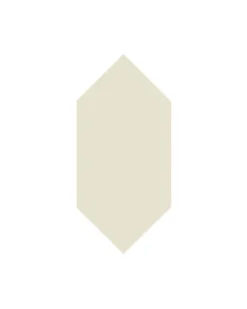 Klinker - Hexagondiamant 7 x 15 cm gulvit