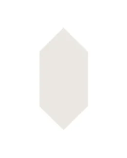 Klinker - Hexagondiamant 7 x 15 cm vit