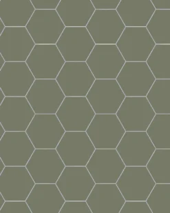Klinker - Hexagon 10 x 10 cm Australia green