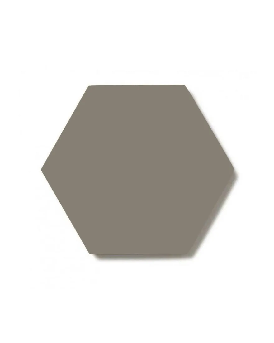 Klinker - Hexagon 10 x 10 cm grå