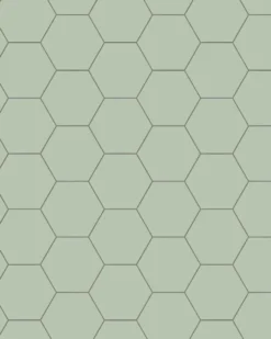 Klinker - Hexagon 10 x 10 cm pistasch