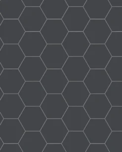 Klinker - Hexagon 10 x 10 cm svart