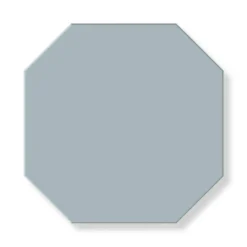 Klinker - Oktagon 15 x 15 cm gråblå