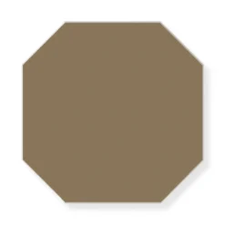 Klinker - Oktagon 15 x 15 cm kaffebrun