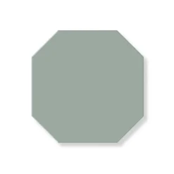 Klinker - Oktagon 10 x 10 cm ljusgrön