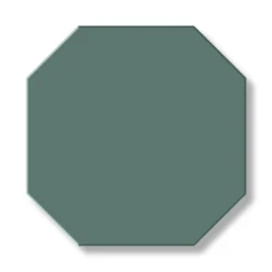 Klinker - Oktagon 15 x 15 cm mörkgrön