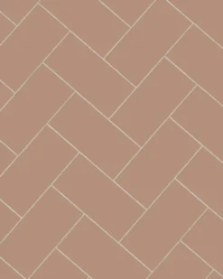 Klinker - Rektangel 10 x 20 cm gammelrosa