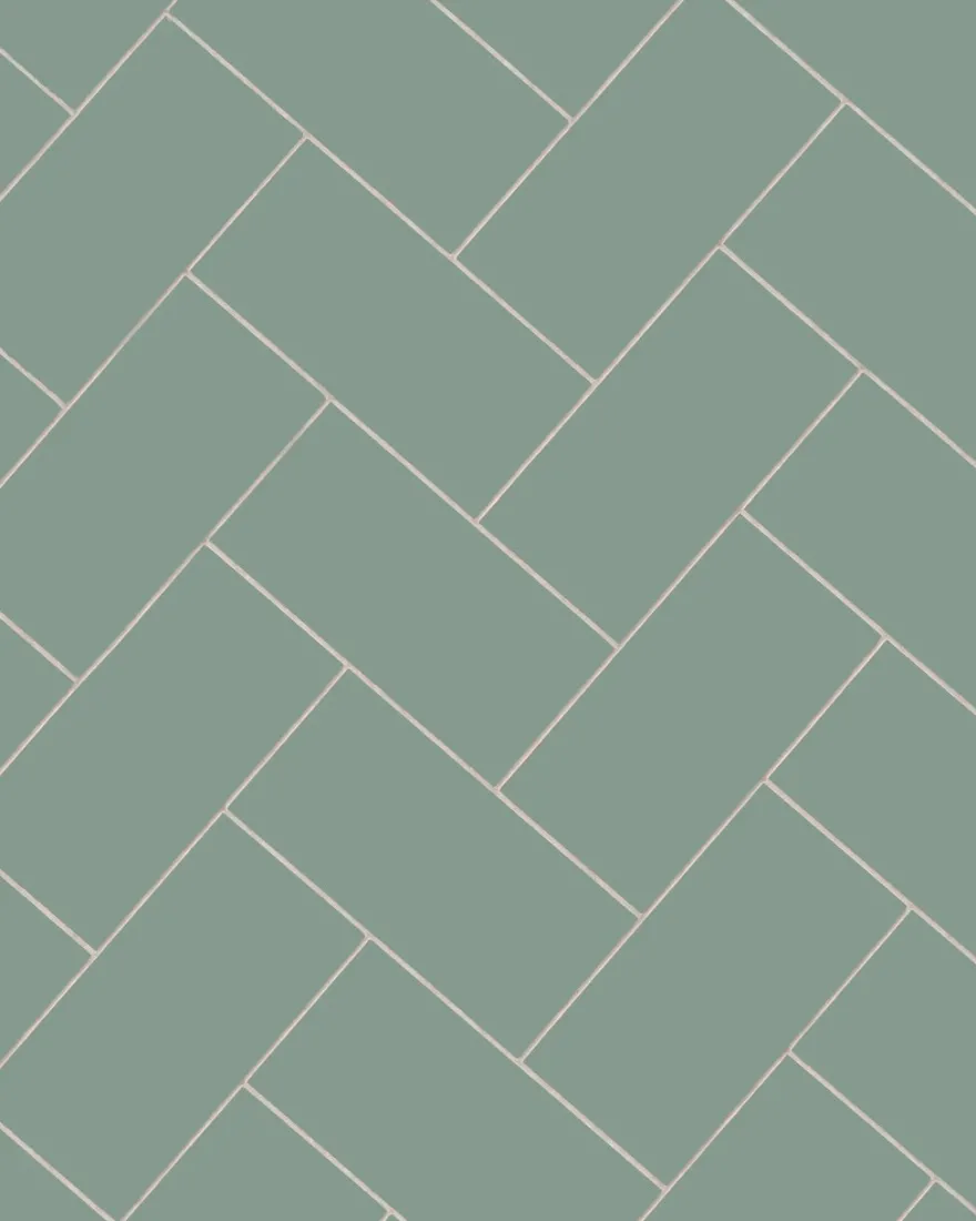Klinker - Rektangel 10 x 20 cm grön