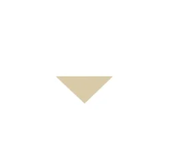 Klinker - Triangel 3,5/3,5/5 cm elfenben
