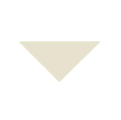 Klinker - Triangel 7/7/10 cm gulvit