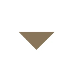 Klinker - Triangel 5/5/7 cm kaffebrun