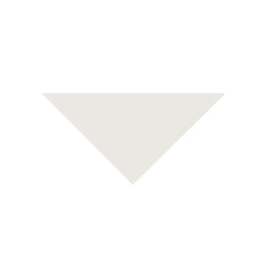 Klinker - Triangel 7/7/10 cm vit