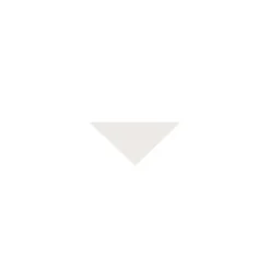 Klinker - Triangel 3,5/3,5/5 cm vit