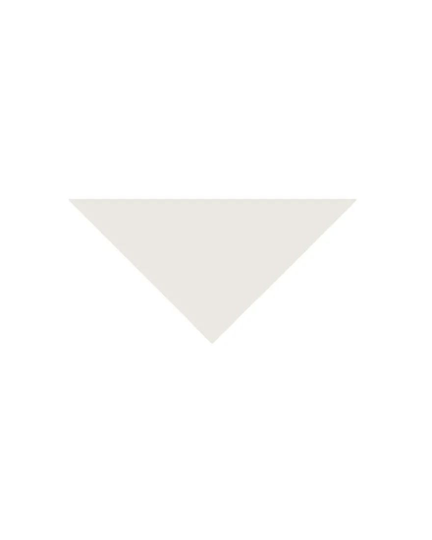 Klinker - Triangel 10/10/14 cm vit
