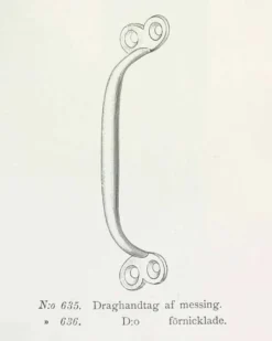 Lådhandtag - Næsman N:o 635 nickel