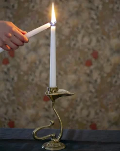Ljusstake - Jugendblad mässing