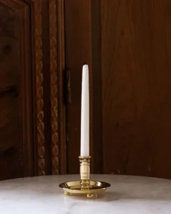 Ljusstake mässing - Solliden