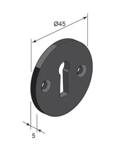 Nyckelskylt - Bakelit 45 mm