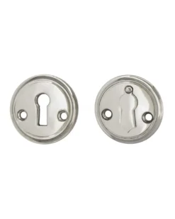 Nyckelskylt 47 mm nickel, kläpp - Sekelskifte
