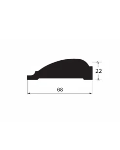 Provbit - Foder - Bromma 68 mm