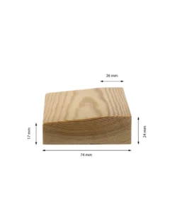 Provbit - Fodersockel - Universal 24x74 mm